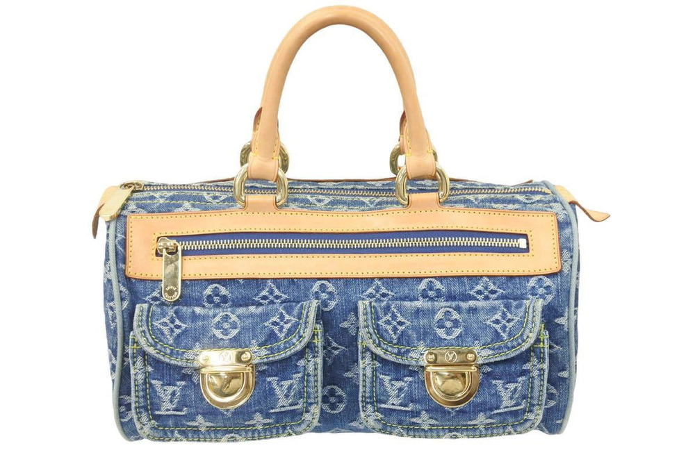 Louis Vuitton Neo Speedy Handbag Monogram Denim